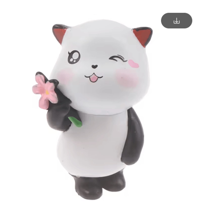 Mini Animal Figurines Set Cute Fairy Garden Bonsai Miniature Decor 18