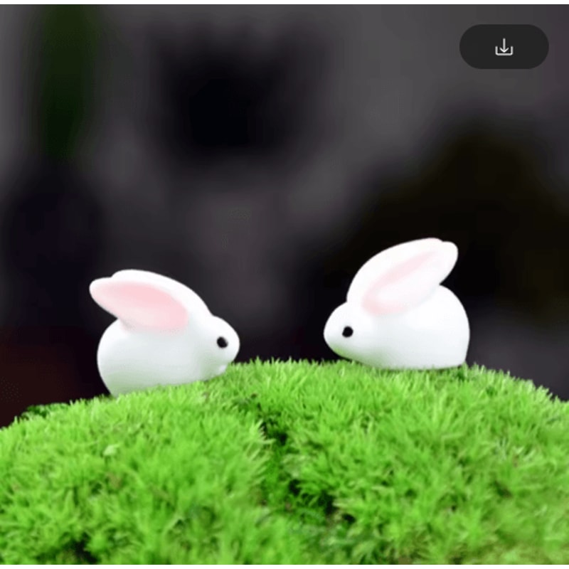 Mini Animal Figurines Set Cute Fairy Garden Bonsai Miniature Decor 8