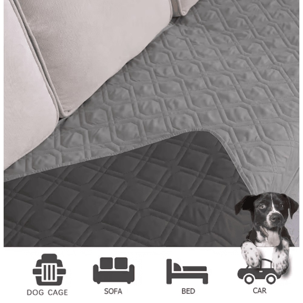Waterproof Sofa Cover Pet Couch Protector ScratchProof Washable Slipcover 9