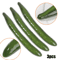 Realistic Fake Cucumber Set Lifelike Kitchen Decoration Display Props 3PCS 4