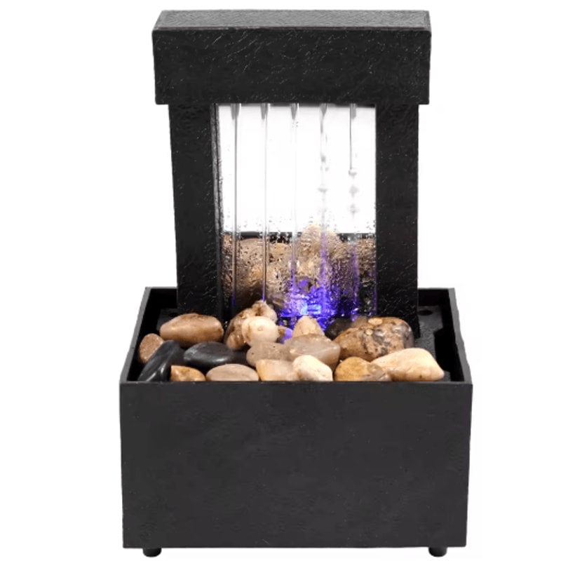 LED Tabletop Water Fountain Mini Desktop Fountain With USB Power 3