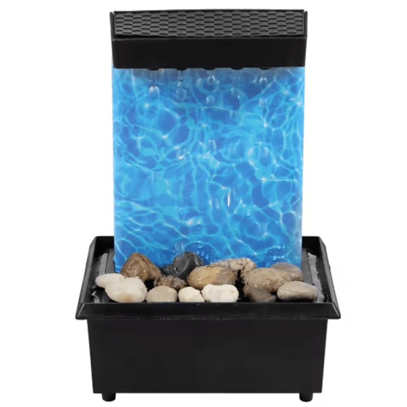 LED Tabletop Water Fountain Mini Desktop Fountain With USB Power 4