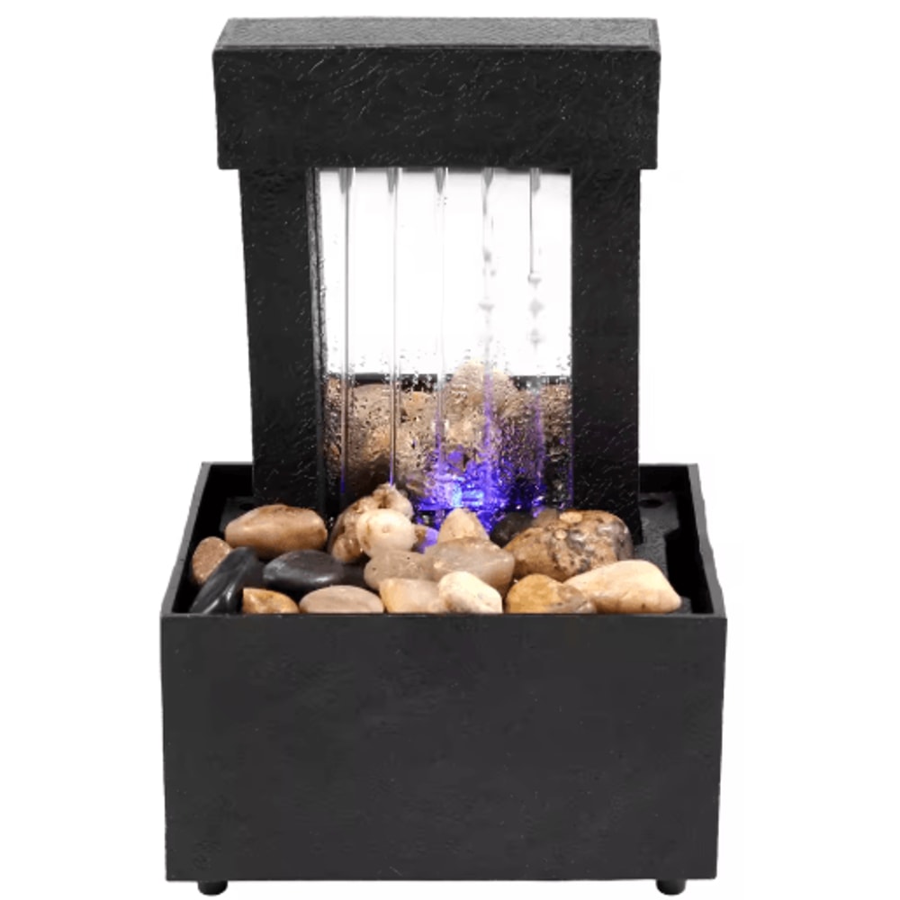 LED Tabletop Water Fountain Mini Desktop Fountain With USB Power 6