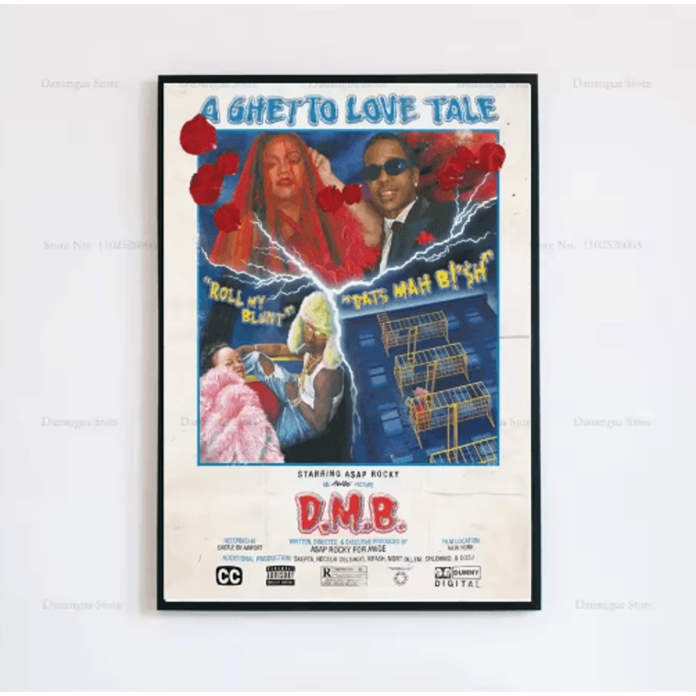 ASAP Rocky Album Cover Poster Hip Hop Music Wall Art Print 3