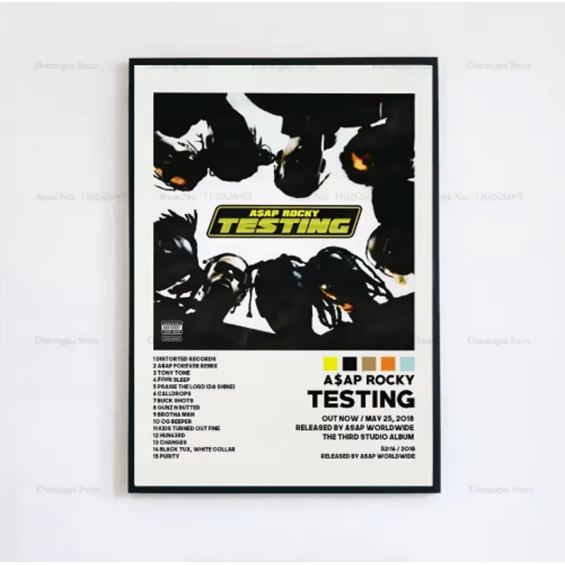 ASAP Rocky Album Cover Poster Hip Hop Music Wall Art Print 6