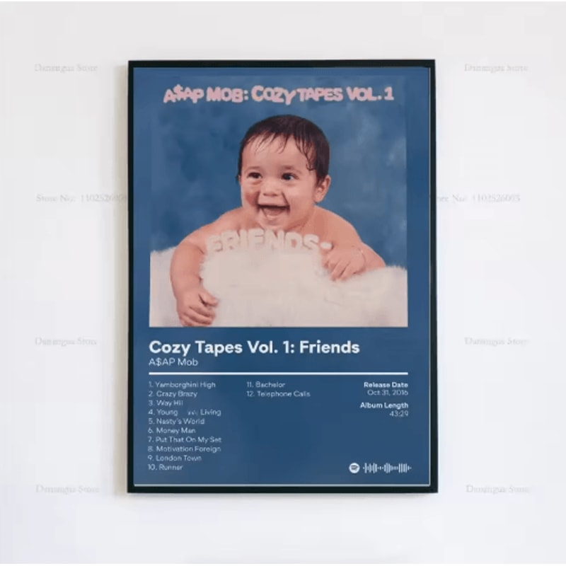 ASAP Rocky Album Cover Poster Hip Hop Music Wall Art Print 8