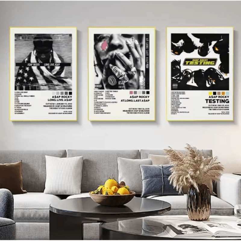 ASAP Rocky Album Cover Poster Hip Hop Music Wall Art Print 19
