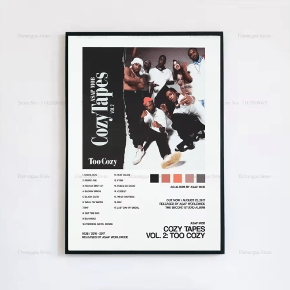 ASAP Rocky Album Cover Poster Hip Hop Music Wall Art Print 9