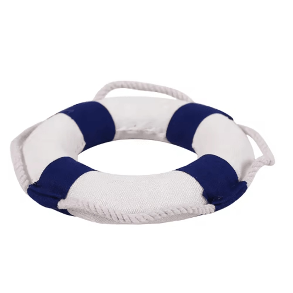 Mediterranean Nautical Lifebuoy Wall Decor Coastal Living Room Ornament 9