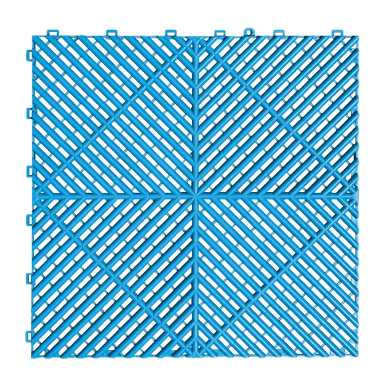 Interlocking Garage Floor Tiles Vented Modular Flooring For Outdoor Events 1