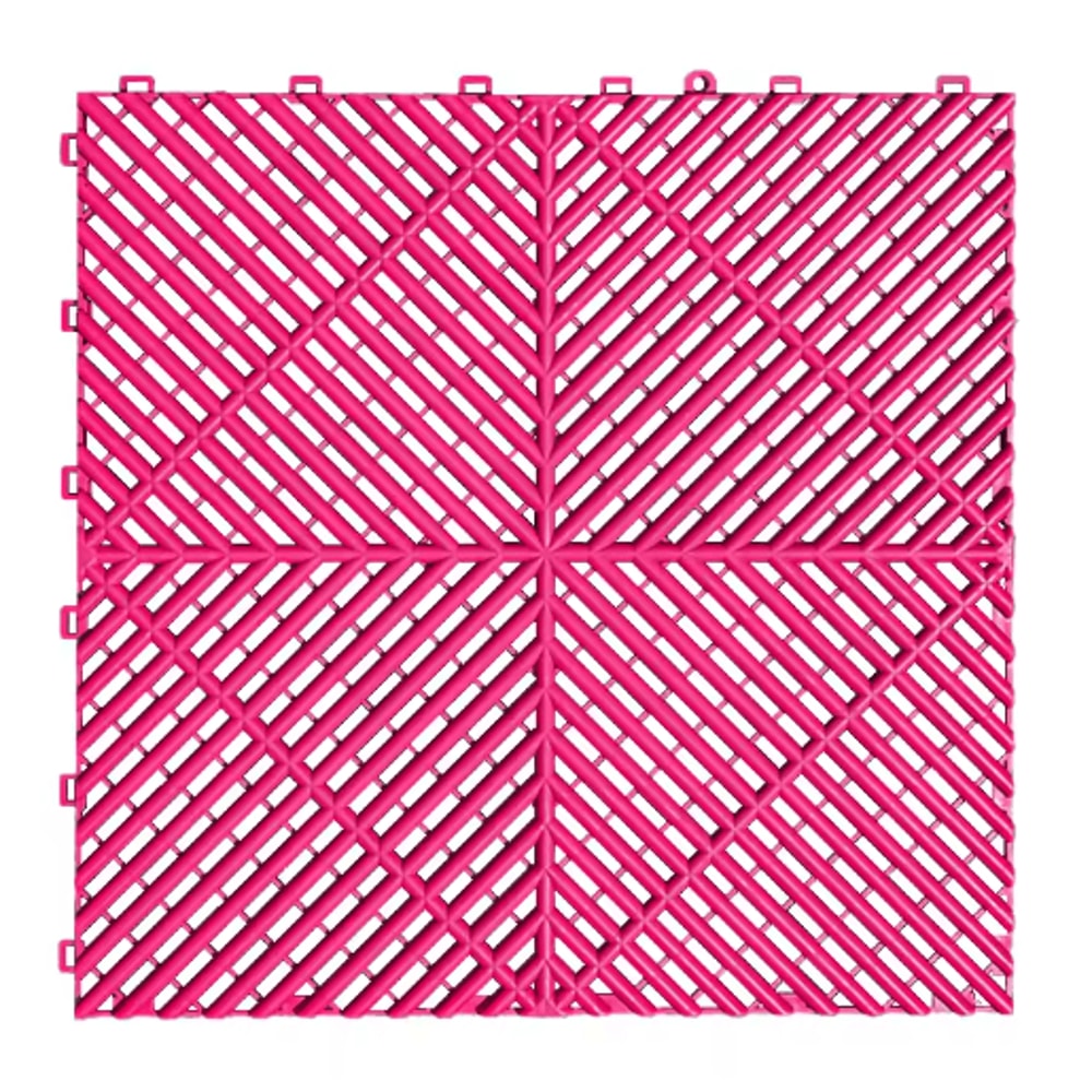 Interlocking Garage Floor Tiles Vented Modular Flooring For Outdoor Events 2