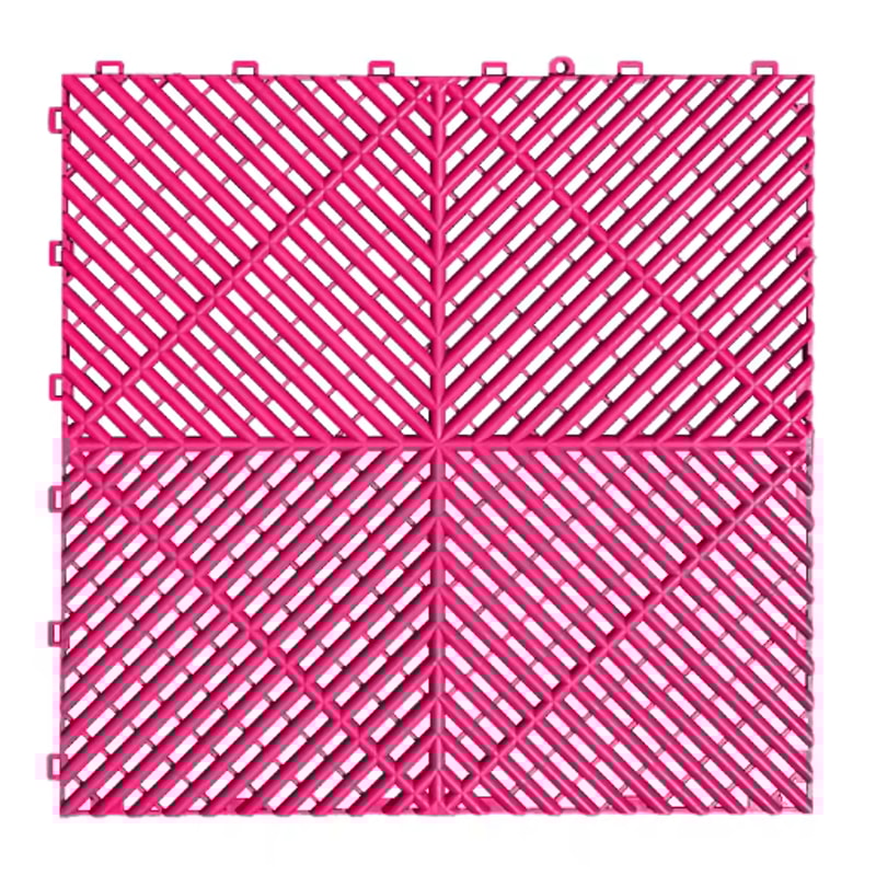 Interlocking Garage Floor Tiles Vented Modular Flooring For Outdoor Events 2