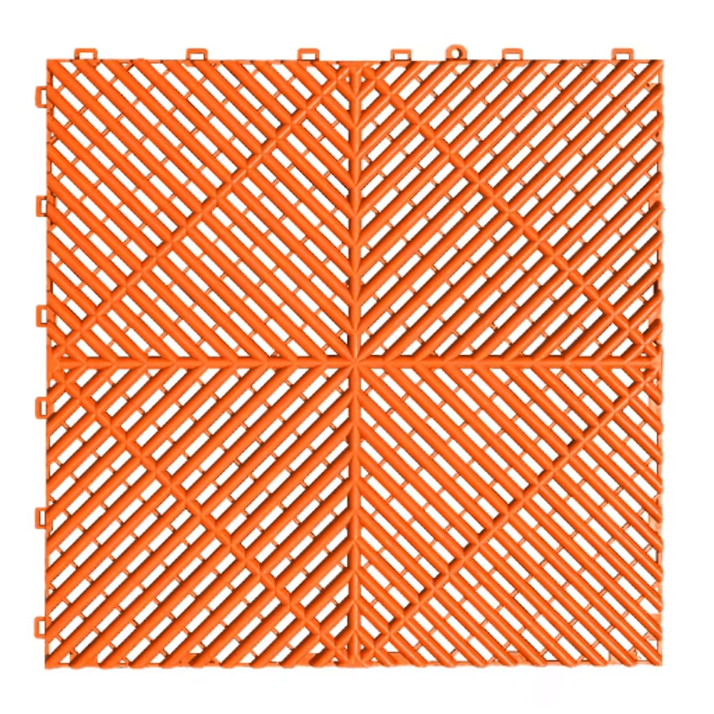 Interlocking Garage Floor Tiles Vented Modular Flooring For Outdoor Events 4