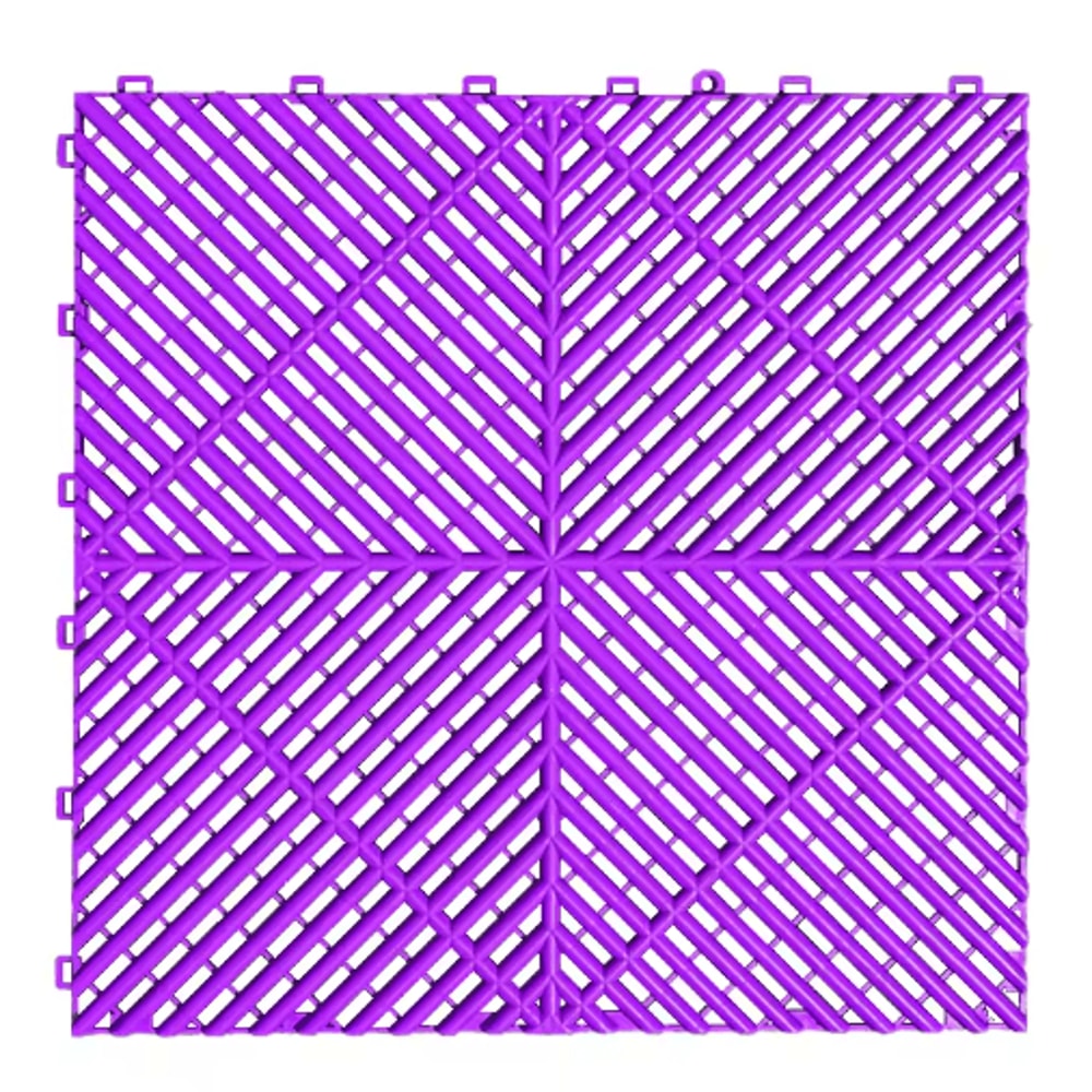 Interlocking Garage Floor Tiles Vented Modular Flooring For Outdoor Events 11