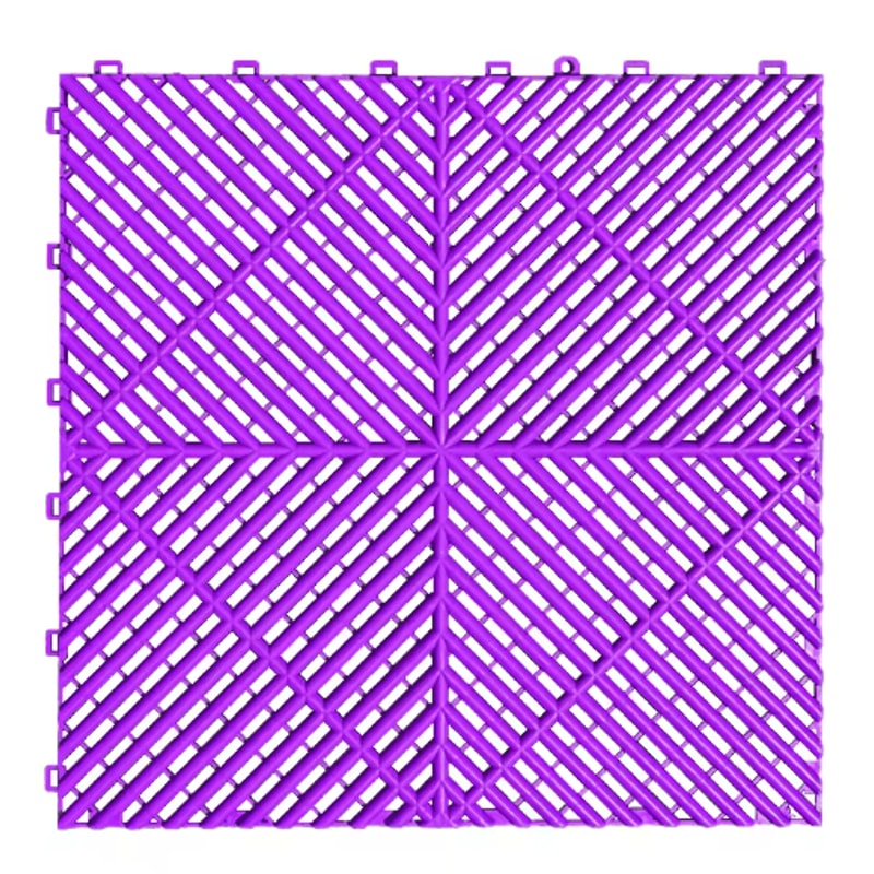 Interlocking Garage Floor Tiles Vented Modular Flooring For Outdoor Events 11
