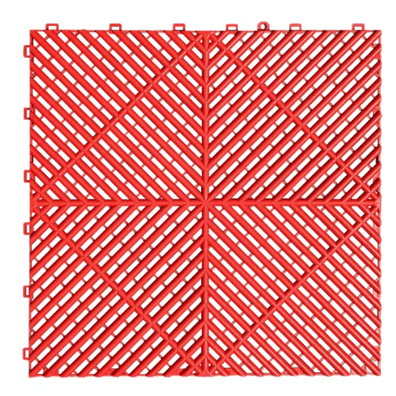 Interlocking Garage Floor Tiles Vented Modular Flooring For Outdoor Events 13