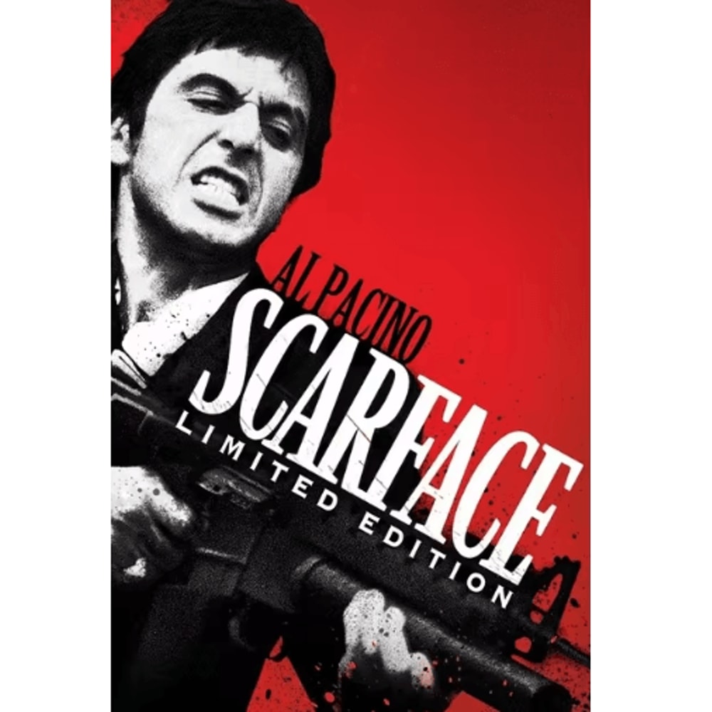 Scarface Al Pacino Canvas Poster Gangster Movie Wall Art Print 4