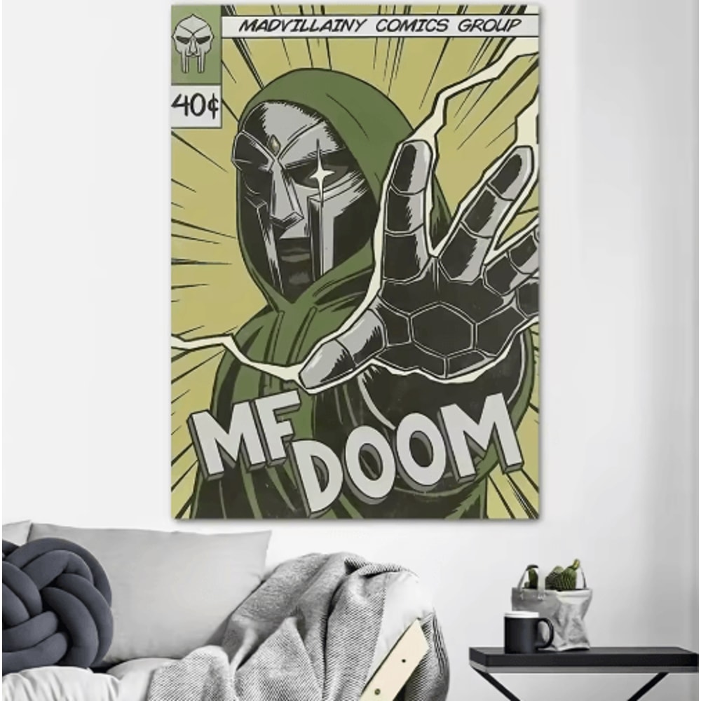 MF DOOM Album Cover Canvas Poster Hip Hop Wall Art Print 7