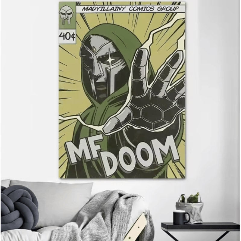 MF DOOM Album Cover Canvas Poster Hip Hop Wall Art Print 7