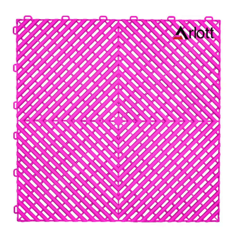 40by40 Interlocking Garage Floor Tiles Modular Drainage Car Wash Flooring 2