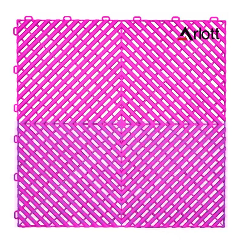 40by40 Interlocking Garage Floor Tiles Modular Drainage Car Wash Flooring 2