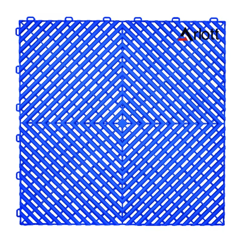 40by40 Interlocking Garage Floor Tiles Modular Drainage Car Wash Flooring 7