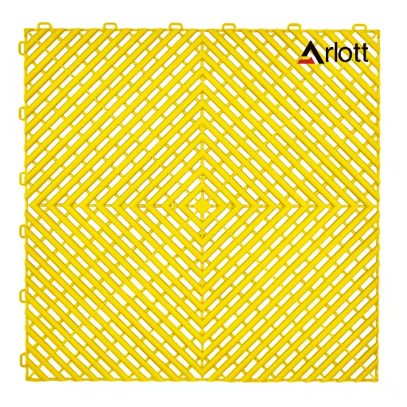 40by40 Interlocking Garage Floor Tiles Modular Drainage Car Wash Flooring 12