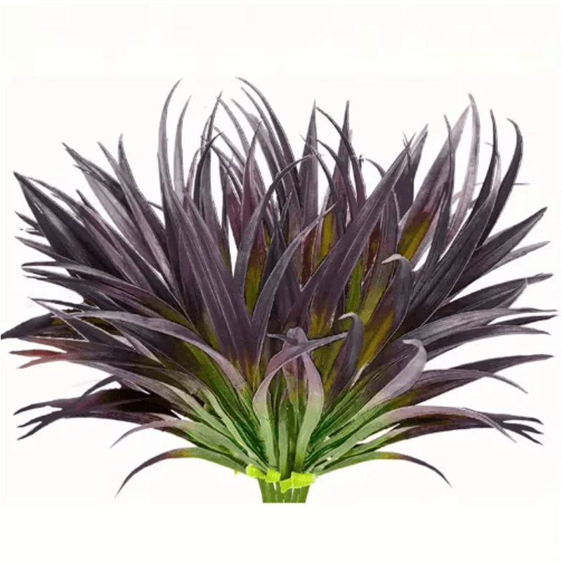 UV Resistant Artificial Plants Set Outdoor Tropical Tall Grass Shrubs Decor 3