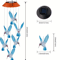 Solar LED Hummingbird Wind Chimes Color Changing Garden Decor Lights 2