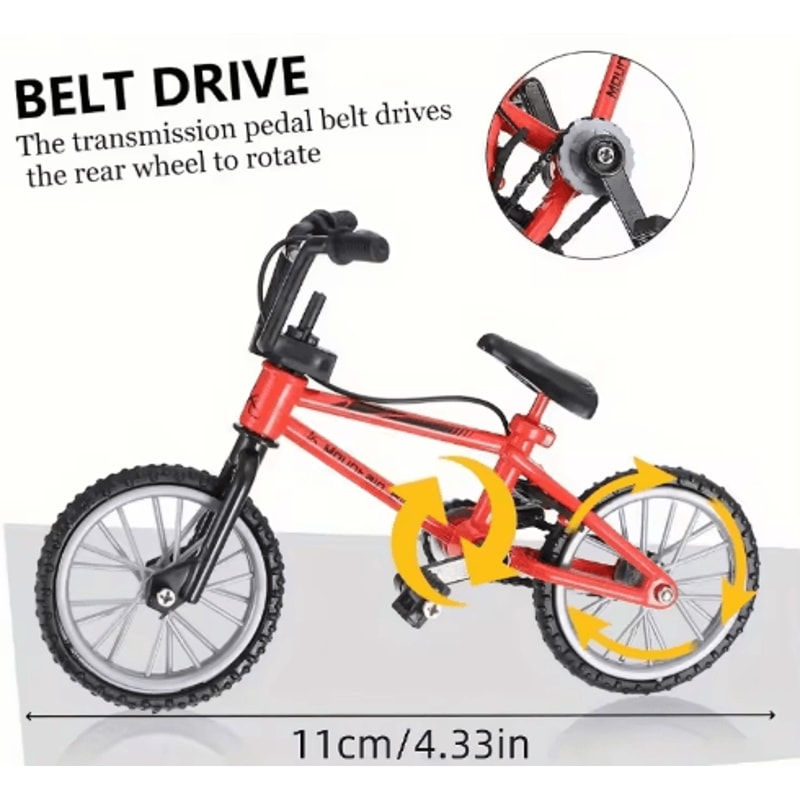 Scale Miniature Bicycle Model Metal Alloy Decorative Display Piece 8