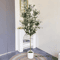 Tall Artificial Olive Tree Branch Minimalist Faux Plant For Modern Home Decor 9