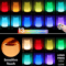 RGB Color Changing Night Light Touch Dimmable USB Rechargeable Bedside Lamp 6