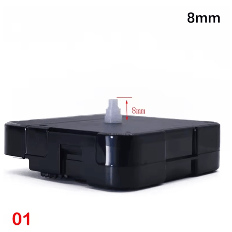 Silent Quartz Clock Mechanism Kit Long Shaft DIY Wall Clock Movement 4