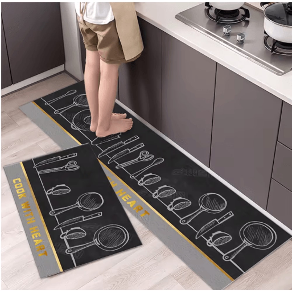 Soft Washable NonSlip Floor Mat Long Kitchen Hallway Bedside Area Rug 12