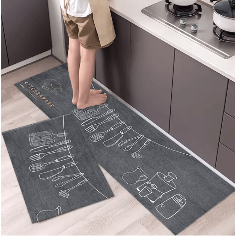 Soft Washable NonSlip Floor Mat Long Kitchen Hallway Bedside Area Rug 15