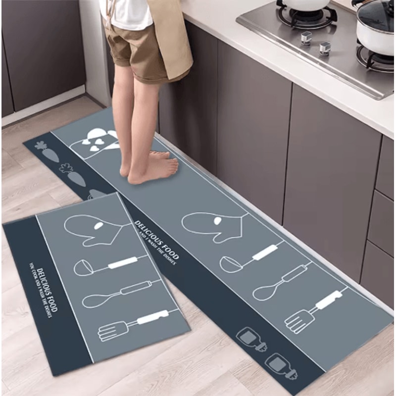 Soft Washable NonSlip Floor Mat Long Kitchen Hallway Bedside Area Rug 0