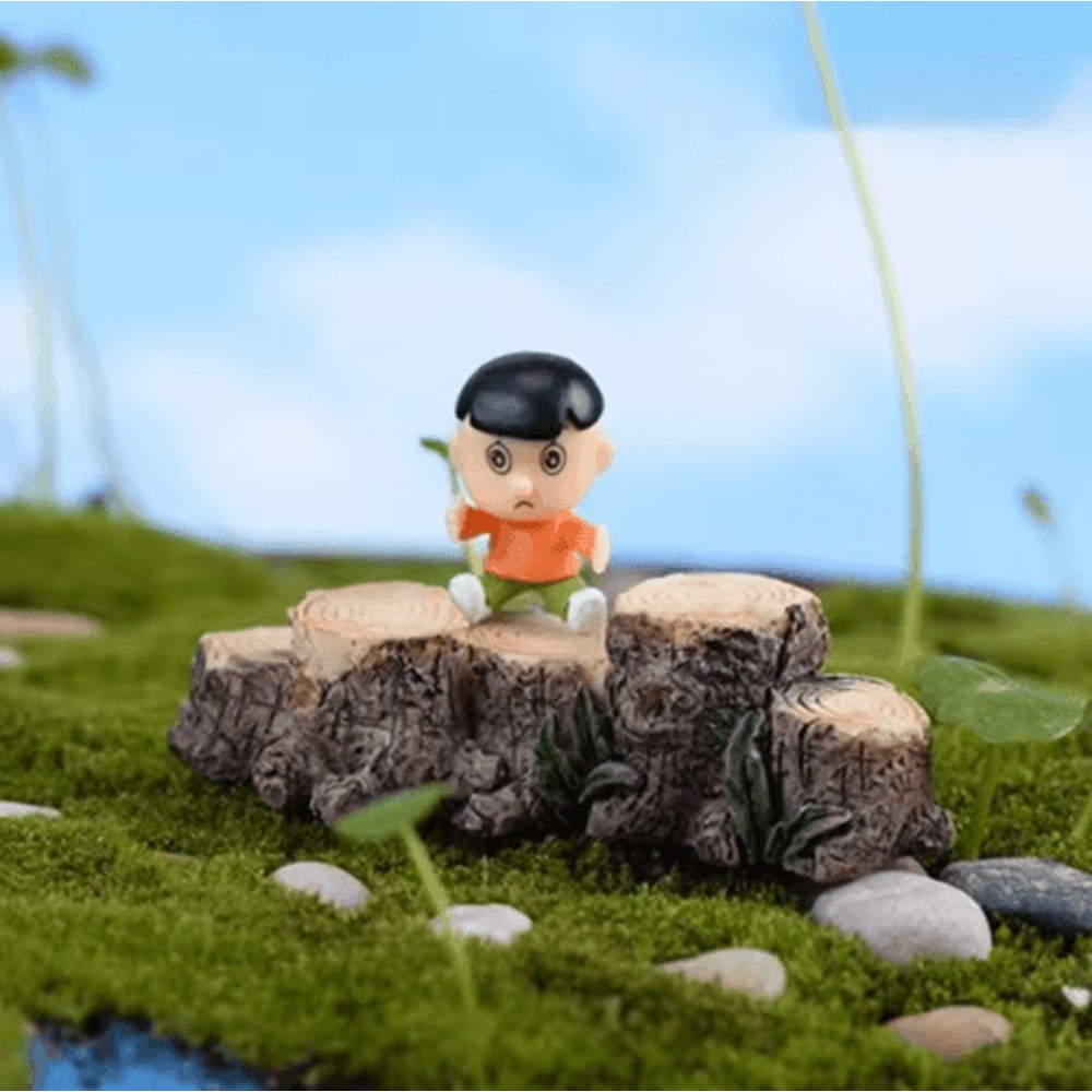 Mini Resin Tree Stump Bridge Fairy Garden Terrarium Decor Accessor 3
