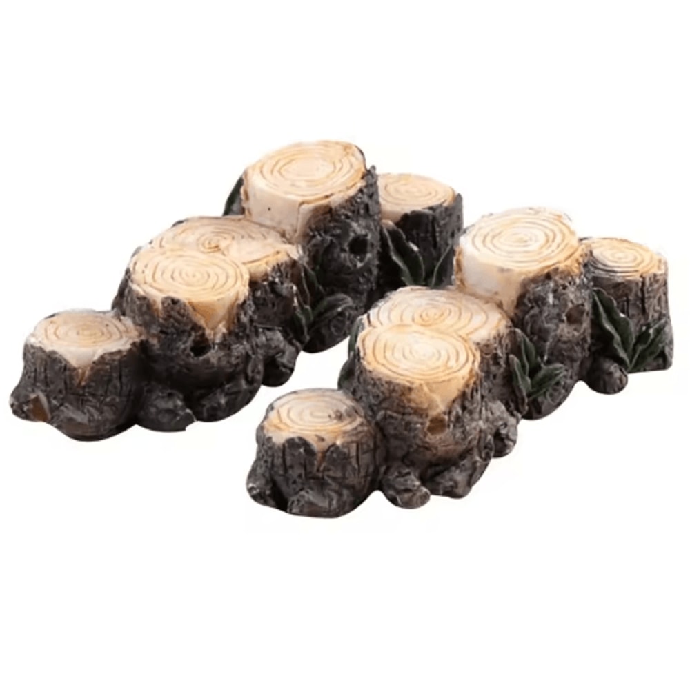 Mini Resin Tree Stump Bridge Fairy Garden Terrarium Decor Accessor 0