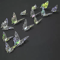 3D Mirror Butterfly Wall Stickers DIY Decorative Wall Art Set 10