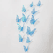 3D Mirror Butterfly Wall Stickers DIY Decorative Wall Art Set 6