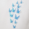 3D Mirror Butterfly Wall Stickers DIY Decorative Wall Art Set 6