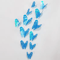 3D Mirror Butterfly Wall Stickers DIY Decorative Wall Art Set 8