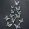 3D Mirror Butterfly Wall Stickers DIY Decorative Wall Art Set 9