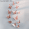 3D Mirror Butterfly Wall Stickers DIY Decorative Wall Art Set 23