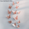 3D Mirror Butterfly Wall Stickers DIY Decorative Wall Art Set 23