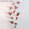 3D Mirror Butterfly Wall Stickers DIY Decorative Wall Art Set 24