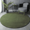 Round Coral Velvet Plush Rug Soft Kids Play Modern Living Room Carpe 3