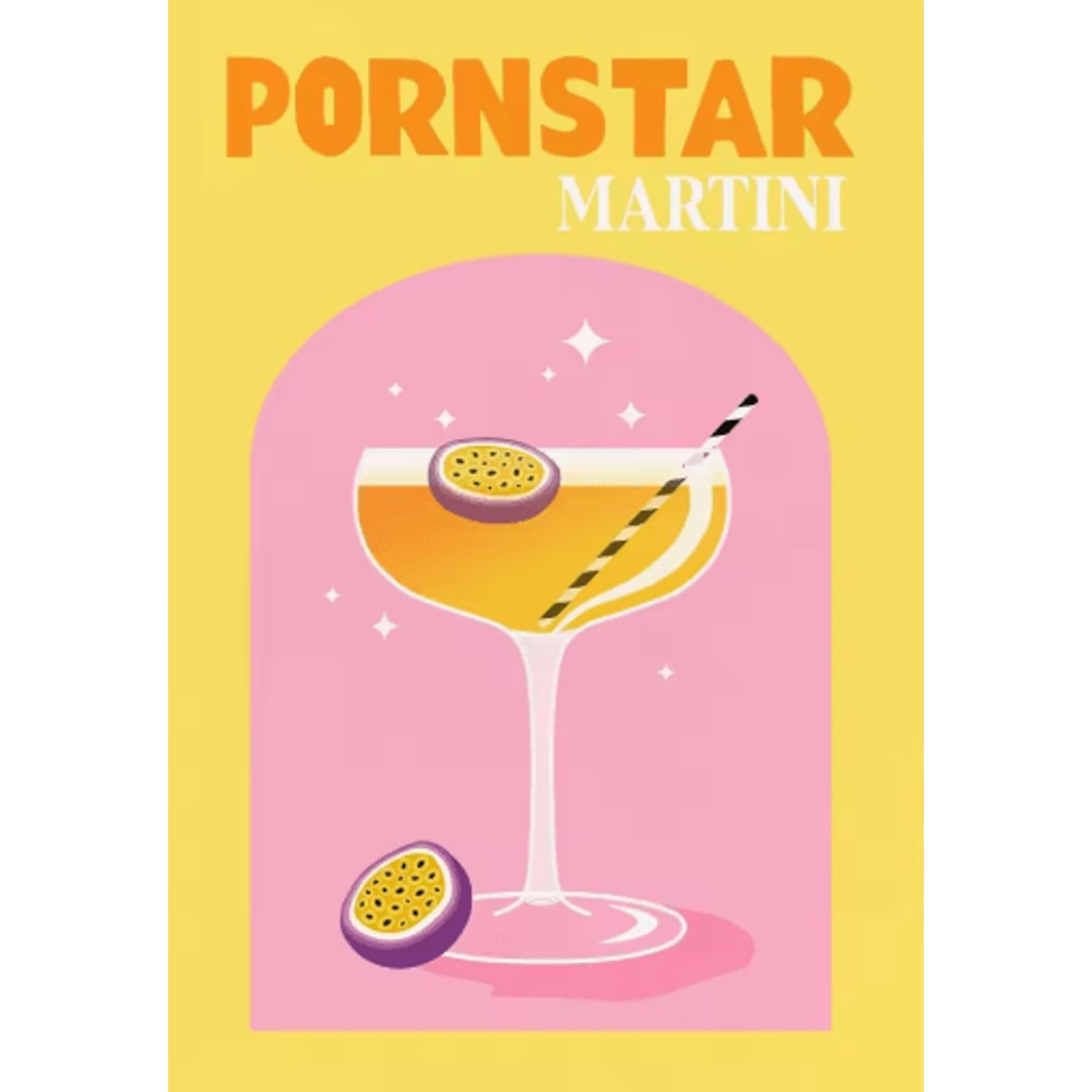 Colorful Cocktail Canvas Posters Trendy Bar Cart Whiskey Wall Art Prints 3