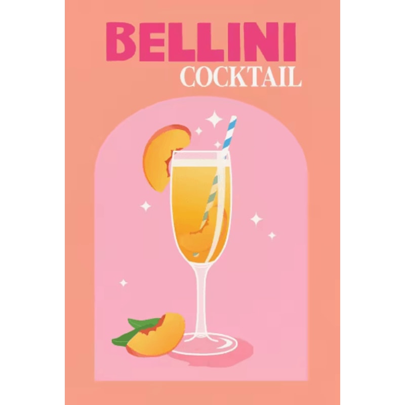 Colorful Cocktail Canvas Posters Trendy Bar Cart Whiskey Wall Art Prints 9