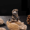 Antique Copper Brass Snake Figurine Mini Desktop Bronze Decor Statue 5